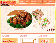 Tablet Screenshot of chenskitchenwesterville.com